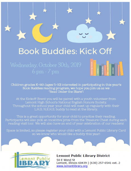 Image for event: Book Buddies:
