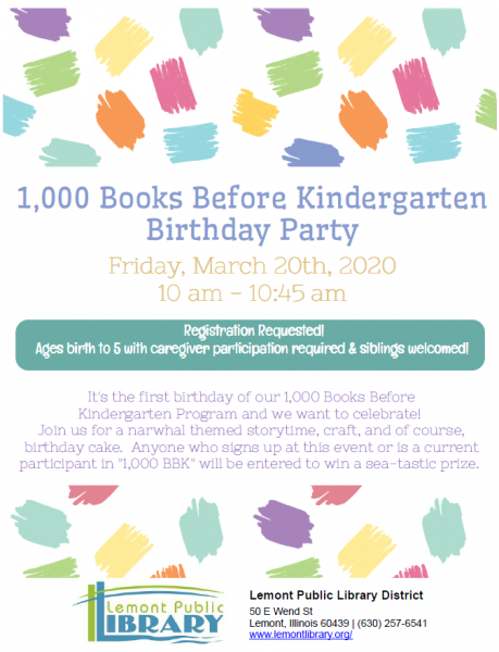 Image for event: 1,000 Books Before Kindergarten 