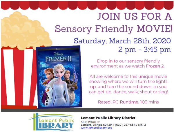 Image for event: Sensory Friendly Movie Viewing:
