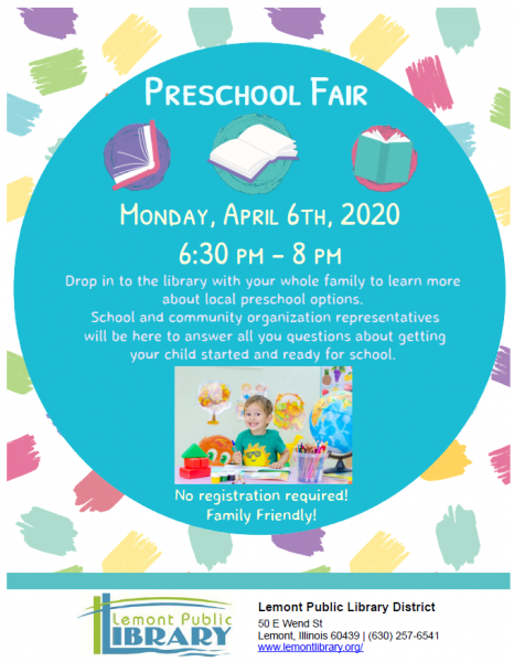 Image for event: Preschool Fair