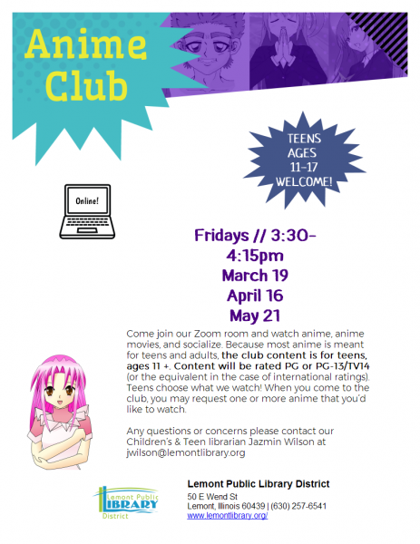 Image for event: Anime Club (Tweens &amp; Teens)