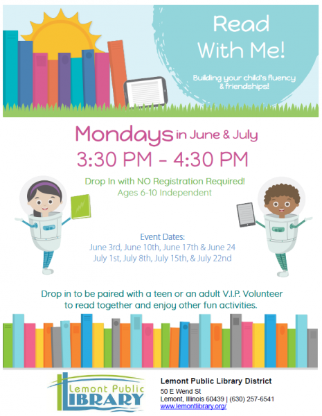 Image for event: Read With Me