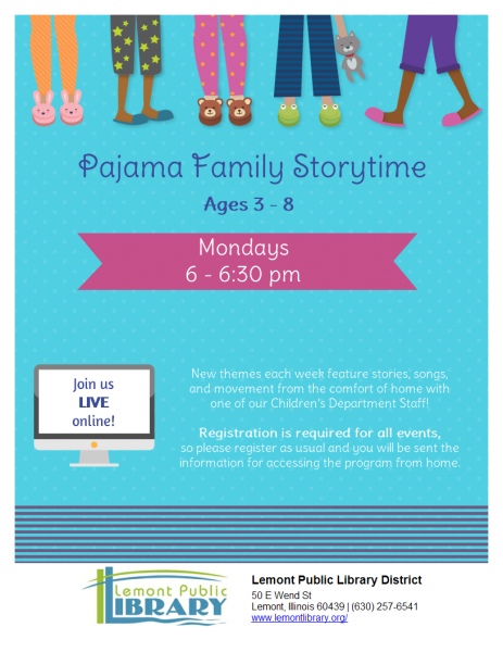 Image for event: Pajama Family Storytime (Ages 3-8)