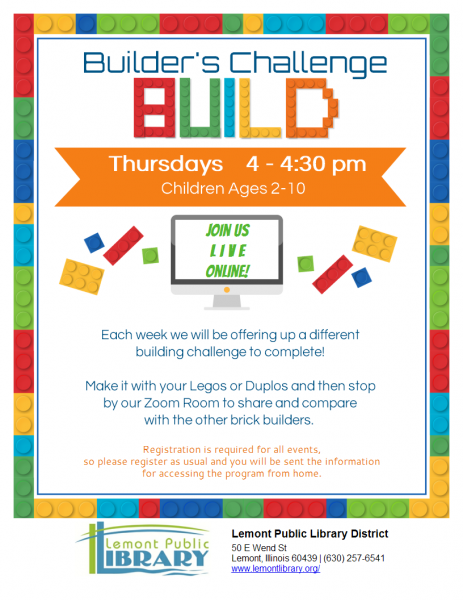Image for event: Builder's Challenge (Ages 2 - 10)